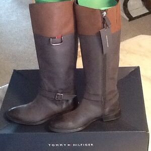 COPY - TOMMY HILFIGER-LEATHER PIECED BOOT- NEW With TAGS